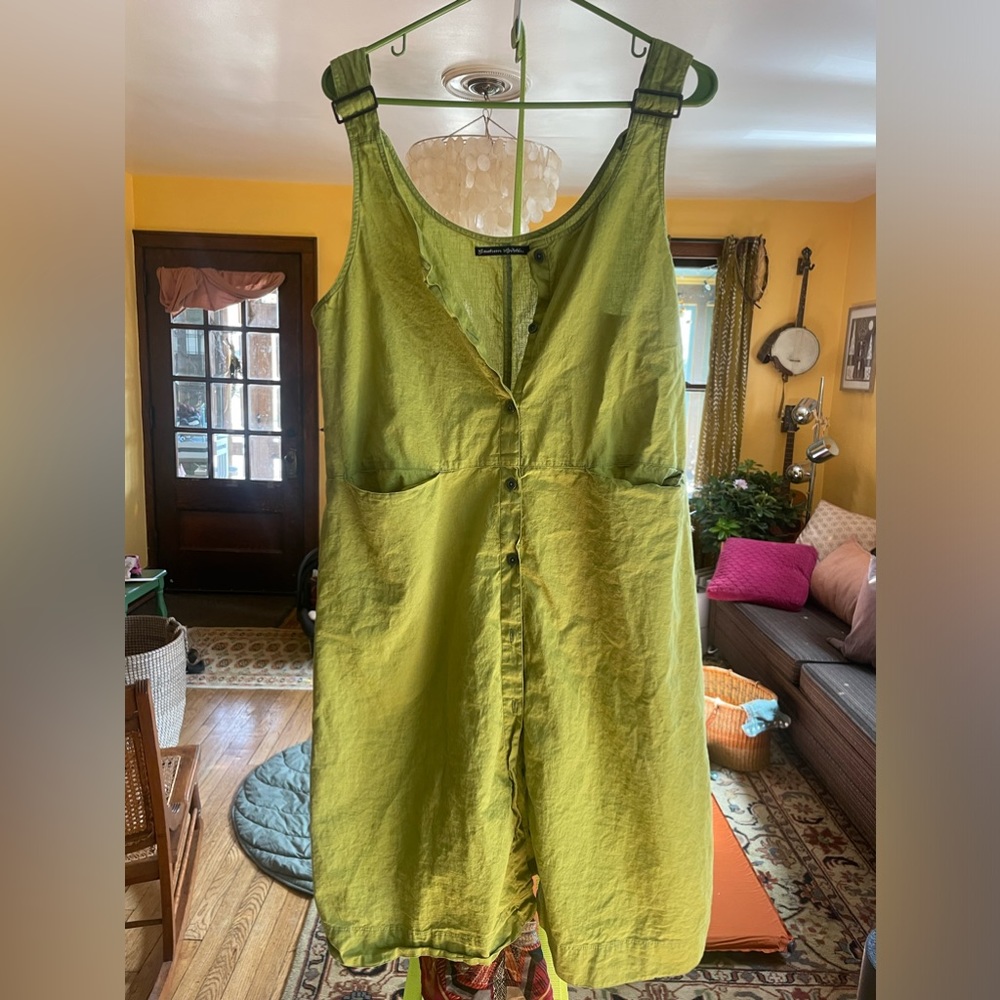 Gudrun Sjoden organic cotton linen blend dress